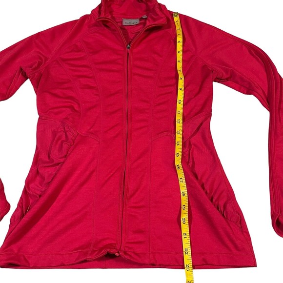 Athleta Women's Hot Pink/fuchsia Comfort Full Zip Long Sleeve Jacket Size XS - Picture 4 of 10